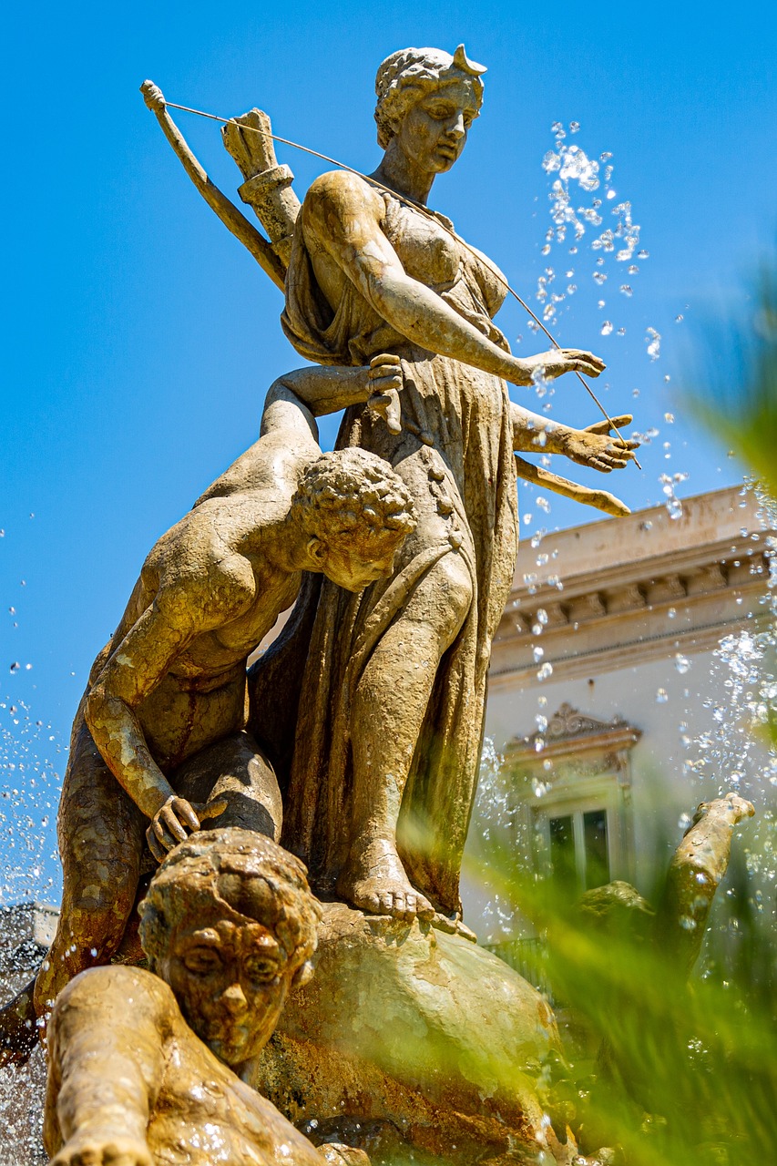 fontana siracusa primo piano