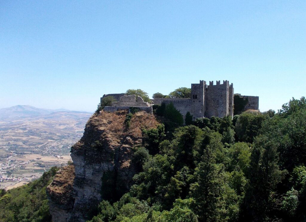 Castello di Erice in Sicilia