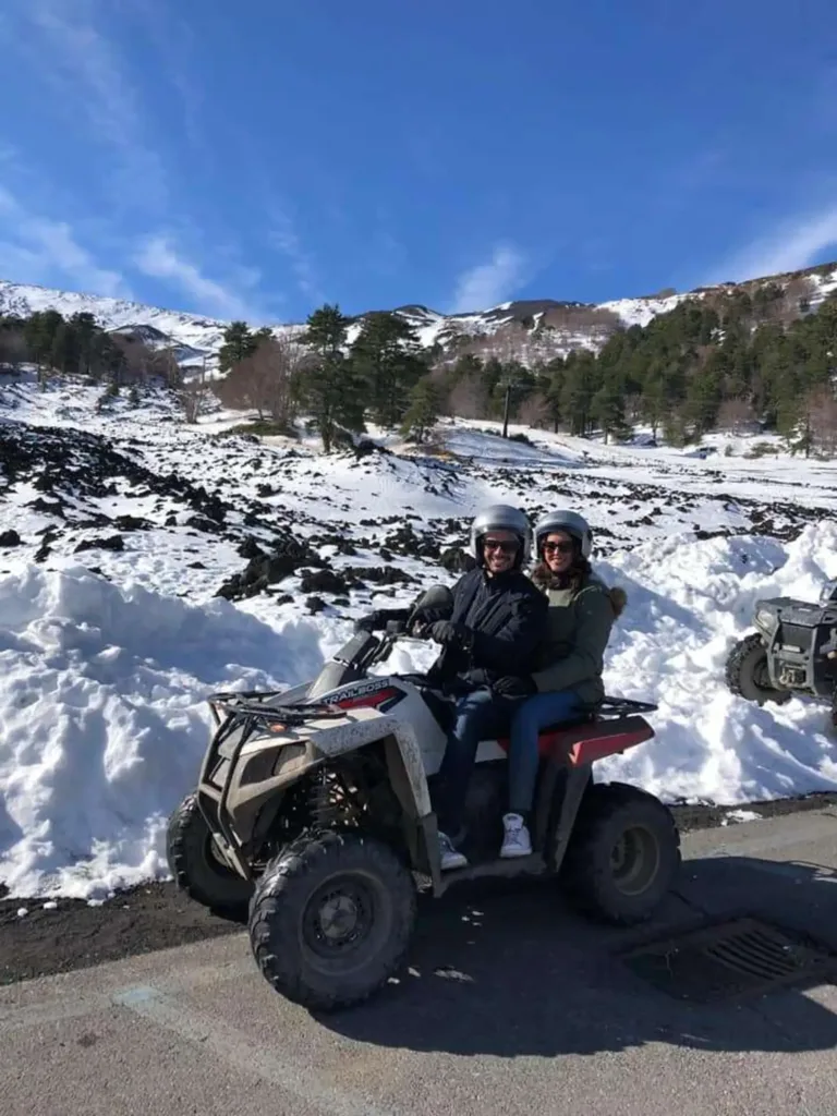 Tour in quad sull’Etna dalle Gole dell’Alcantara fino a 1.850 metri