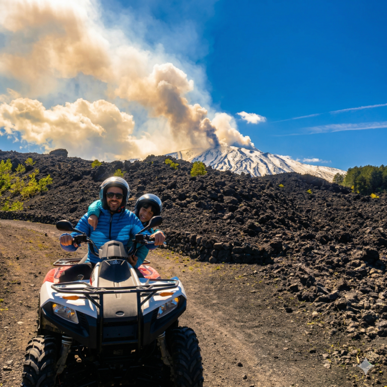 Tour in quad sull’Etna dalle Gole dell’Alcantara fino a 1.850 metri